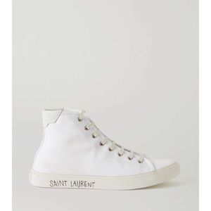 Saint Laurent Malibu Canvas Mid-Top Sneaker